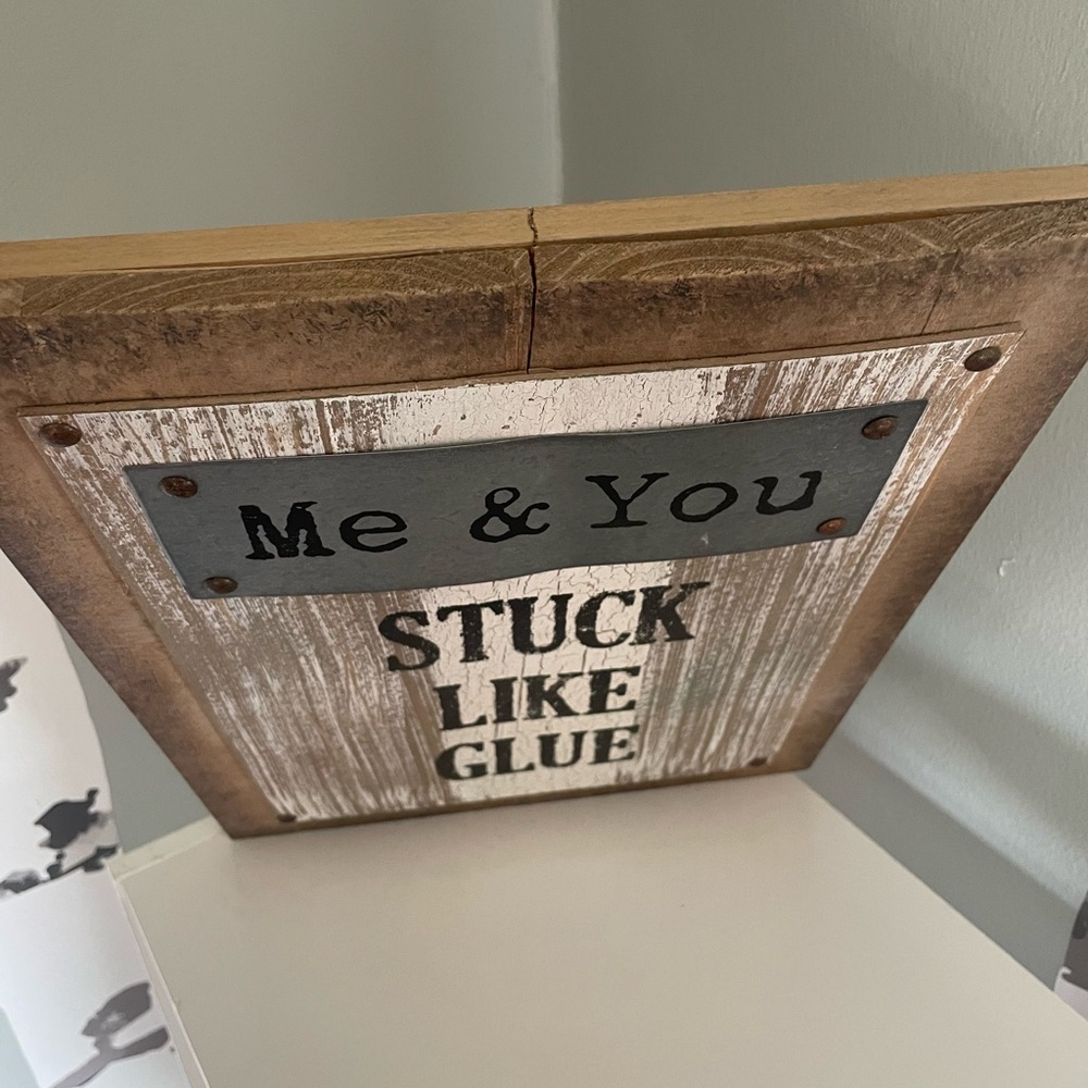 Rustic Wood/Metal Sign - Picture 4 of 6